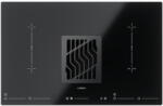 GLOBALO Plita vitroceramica cu inductie si hota incorporata GLOBALO LANILIA VILIO 80.1, clasa energetica A+, latime 81, 2 cm, adancime 52 cm, Touch Control, eficienta max. 620 m3 /h, Negru (VILIO_80_1) Hota