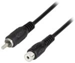 LogiLink RCA - RCA, 5m audio kábel Fekete (CA1032)