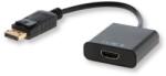 SAVIO CL-55/B Adapter Display Port do HDMI 0, 2 M DisplayPort (SAVIO CL-55B)