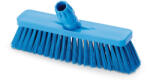 IGEAX élelmiszeripari tolóseprű, partvis fej, 30 cm, 0, 3mm puha sörtével, kék (DA503XSZAD1038BS)