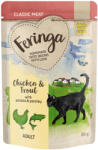 Feringa 24x85g Feringa tasakos multipack nedves macskatáp - Pisztráng, csirke & burgonya
