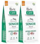 Brit Care Dog Hypoallergenic Mono Protein Senior Lamb & Rice 2x12kg
