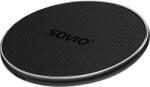 SAVIO Vezeték nélküli töltőpad, Qi 15W, fekete (LA-08) (LA-08)