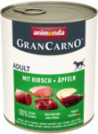Animonda GranCarno 24x800g animonda GranCarno Original Adult szarvas & alma nedves kutyatáp