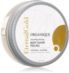 Organique Eternal Gold Smoothing Therapy bőrpuhító cukros peeling csillámporral 200 g