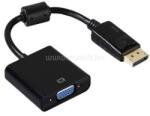 BlackBird Átalakító Kábeles Displayport 1.2 male to VGA female, fekete (BH1306) (BH1306)