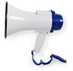 NEDIS MEPH150WT megafon, hatótáv: 250m, max. hangerő: 115dB, beépített mikrofonb, beépített sziréna, felvéte (MEPH150WT) (MEPH150WT)