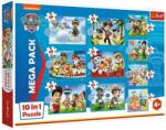 Trefl 10 az 1-ben puzzle (20, 35, 48 db-os) Mancs őrjárat - Mega pack (96001) (96001)