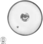 ORION üveg fedő rozsdamentes acél fogantyúval, 22 cm átmérő (122579)