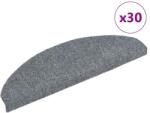 vidaXL 30 db világosszürke öntapadó lépcsőszőnyeg 65x21x4 cm 3365658 (3365658)