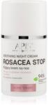 APIS NATURAL COSMETICS Rosacea-Stop nyugtató éjszakai krém Érzékeny, bőrpírra hajlamos bőrre 50 ml