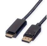 Roline DisplayPort 1.2/1.2a Összekötő Fekete 2m 11.04. 5786 (11.04.5786)