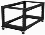StarTech 8U 19" Open Frame Server Rack - Compact 4 Post Adjustable Depth (22-40") (4POSTRACK8U)