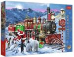 Trefl 1000 db-os Premium Plus puzzle - Tea Time - Karácsonyi vonat (12097) (12097)