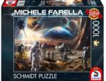 Schmidt Spiele 1000 db-os puzzle - The Final Frontier, Space Exploration, Michele Farella (58537) (58537)