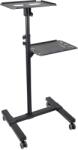 StarTech Portable Projector Cart with Laptop Tray (ADJPROJCART)