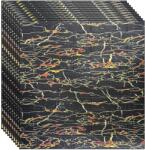 NEXTLY 30 db 3D NEXTLY öntapadós tapéta szett, falra vagy mennyezetre, vízálló, állítható, erős ragasztó, könnyen felhelyezhető, 15, 9 m2 fedési terület, 70x77 cm, modern design, fekete többszínű, kód: J7446