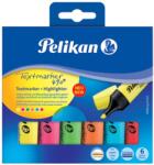 Pelikan 490 szövegkiemelő készlet, kartondobozban, 6 db-os (814065)