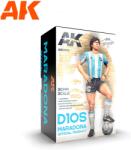 AK Interactive Maradona 90mm resin figura modell (AK0010)
