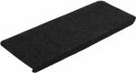 vidaXL 30 db fekete öntapadó lépcsőszőnyeg 65 x 24, 5 x 3, 5 cm 3365908 (3365908)