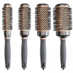 Olivia Garden Kit cu 4 perii de par cupru+ceramica Expert Blowout Heat Nylgard Bristle (5414343021830)