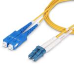 StarTech Fiber Optic LC Fiber Optic SC/UPC Átalakító Sárga 2m SMLCSC-OS2-2M (SMLCSC-OS2-2M)