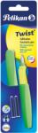 Pelikan Twist toll, két alkatrészt tartalmaz, markolattal, ergonomikus, buborékfóliás, neonzöld (807302)