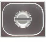 B. PRO Fedő a GN 1/2 gasztroedényhez, rozsdamentes, Blanco