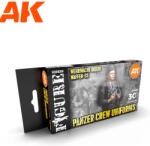 AK Interactive Figure Panzer Crew Black Uniforms akrilfesték készlet 6x 17ml (AK11622)