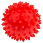 TULLO tüskés masszírozó labda, átmérő: 9 cm, piros