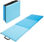 4Fizjo Összecsukható tornaszőnyeg, 4FIZJO, 3-részes, fizioterápiás gyakorlatokhoz, tornához, akrobatikához, 4FIZJO, PVC, 180 x 60 x 5 cm, Kék (P-5907739319685)