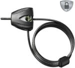 Master Lock Kerékpár lopásgátló, Masterlock, Acél 5mm, Fekete, 1, 8m (8417EURDPRO)