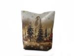 Forbyt Vánoční dveřní zarážka Zasněžená krajina CYH6019R, 22 × 23 cm