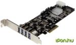 StarTech 4 Port Dual Bus PCI Express SuperSpeed USB 3.0 Card Adapter (PEXUSB3S42V)