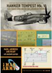 1MANARMY Airbrush maszkoló fólia 1/32 Hawker Tempest MK V RAF katonai repülőgép modellhez (1MA32DET003)