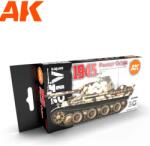 AK Interactive 1945 Panzer Colors akrilfesték készlet 6x 17ml (AK11654)