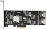 StarTech 8 Port SATA PCIe Card - PCI Express 6Gbps SATA Expansion Adapter Card with 4 Host Controllers (8P6G-PCIE-SATA-CARD)