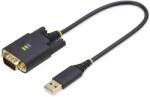 StarTech USB Soros Átalakító Fekete 30cm 1P1FFC-USB-SERIAL (1P1FFC-USB-SERIAL)