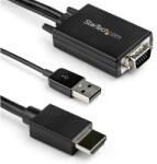 StarTech VGA/D-Sub + USB HDMI Átalakító Fekete 2m VGA2HDMM2M (VGA2HDMM2M)