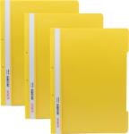 Herlitz Dosar sina A4 PP, perforat galben, Herlitz, 50 buc/set HZ9496050/50