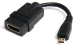 StarTech HDMI Micro HDMI Átalakító Fekete 12cm HDADFM5IN (HDADFM5IN)