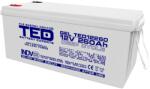 TED Baterie / Acumulator de mare capacitate, Profesional, 12V 260AH, pentru stocare energie, TED GEL 12260, TED003539 (TED003539)