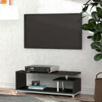 Homcom TV szekrény, 114x40x40, 5 cm, Fekete