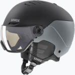 uvex Скиорска каска UVEX Wanted Visor Pro V black/silver matt