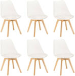  Silla étkezőszék 6 db fehér színben - pepita - 65 890 Ft
