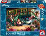 Schmidt Spiele Puzzle Schmidt din 1000 piese - Crăciunul Aloha al lui Lilo și Stitch (58049) Puzzle