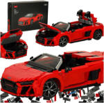  Rastar 93800 AUDI R8 Spyder autó 1: 14 kockákkal, 1440 db