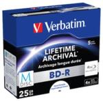 Verbatim Blu -ray lemez Verbatim Bd-r 25 Gb 5 db