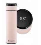 Ambition Termosz thermo palack 420ML Rózsaszín Indi Italokhoz Ambition kijelző (42197)