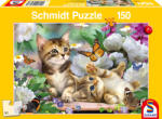 Schmidt Spiele Puzzle Schmidt din 150 de piese - Pisicuțe jucăușe (56468) Puzzle
